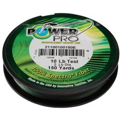 PowerPro 100% Spectra Fiber Braided Fishing Line - 150 Yards