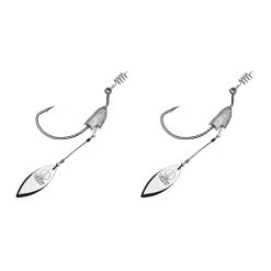 VMC Heavy-Duty Willow Swimbait Weighted Hook - 2-Pack