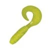 Kalins 2" Chartreuse Hologram Lunker Grub - 10-Pack