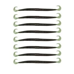 Bass Dynasty 6" Dyna Double Curly Tail Fishing Worms