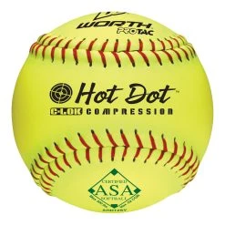 Worth 12" ASA Hot Dot Slow Pitch Ball
