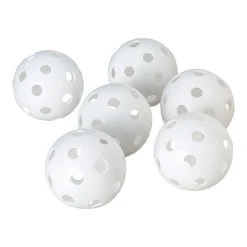 Cosom 9" Plastic Training Baseballs - 6-Pack