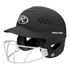Rawlings Coolflo Softball Batting Helmet With Faceguard