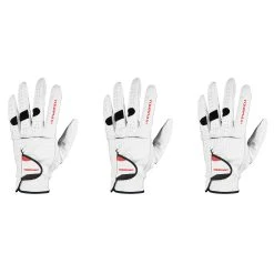 Tour Max Men's Cabretta Golf Gloves - 3-Pack