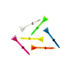 JEF World Of Golf Hi-Ball 3 1/4" Extra-Wide Step Golf Tees - 6-Pack