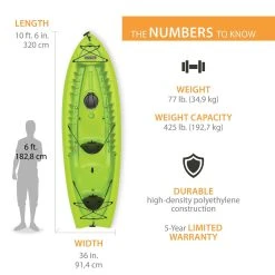 Lifetime Kokanee 10'6" Tandem Kayak -Zuru Sales Store 3330 12087 0007 317 zoom 70